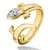 *RESERVE TODAY* Cadar Yellow Gold Origin Bypass Ring with White Diamond