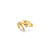 *RESERVE TODAY* Cadar Yellow Gold Origin Bypass Ring with Facets