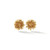 *RESERVE TODAY* Cadar Yellow Gold Fur Stud Earrings with White Diamonds