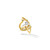 *RESERVE TODAY* Cadar Yellow Gold TU Reflections Engagement Ring Enhancer with White Diamonds