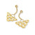 *RESERVE TODAY* Cadar Yellow Gold Water Duet Earrings with White Diamonds