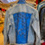 Augustina Leathers Designer Embellished Denim Jacket - Denim Blue, Size Medium