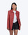 *RESERVE TODAY* Jakett New York Sloane Luxe Leather Jacket in Habañero