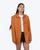 *RESERVE TODAY* Jakett New York Sloane Luxe Leather Jacket in Burnt Orange