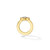 *RESERVE TODAY* Cadar Yellow Gold TU Sole Engagement Ring Enhancer with White Diamonds