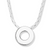 *RESERVE TODAY* Cadar White Gold Adjustable Length Solo Pendant Necklace with White Diamonds