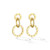 *RESERVE TODAY* Cadar Small Yellow Gold Unity Earrings with White Diamonds
