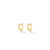 *RESERVE TODAY* Cadar Small Yellow Gold Plain Hoop Earrings