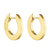 *RESERVE TODAY* Cadar Small Yellow Gold Plain Hoop Earrings