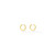 *RESERVE TODAY* Cadar Small Yellow Gold Triplet Hoop Earrings with White Diamonds