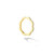 *RESERVE TODAY* Cadar Yellow Gold Triplet Medium Stacking Ring
