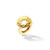 *RESERVE TODAY* Cadar Yellow Gold TU Trio Flower Engagement Ring Enhancer with White Diamonds