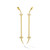 *RESERVE TODAY* Cadar Yellow Gold Origin Drop Earrings with Facets