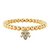 Sydney Evan 14K Yellow Gold & Diamond Golden Retriever Charm Bracelet