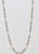 *RESERVE TODAY* Armenta 18K Yellow Gold and Grey Sterling Silver Alternating Open Scroll Link Necklace, 34"