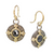 *RESERVE TODAY* Armenta 18K Yellow Gold and Grey Sterling Silver Hematite Crivelli Drop Earrings