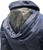 Herno Sateen Nylon Midi Puffer Coat with Hidden Hood in New Blu
