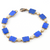 *RESERVE TODAY* Sylva & Cie. 18K Yellow Gold Lapis and Old Euro Cut Diamond Tennis Bracelet *RESERVE TODAY* Sylva & Cie. 18K Yellow Gold Lapis and Old Euro Cut Diamond Tennis Bracelet