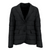 Herno Nylon Ultralight Fitted Blazer in Black, Size 48