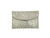 Linde Gallery St. Barth Carré D'or Galuchat Printed Suede Pouch in Lemonade, Small