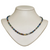 Sylva & Cie. Multi Stone Rainbow Bead Necklace, 16"