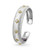 Buccellati Macri 18K White and Yellow Gold Diamond Cuff Bracelet (15.5cm)