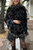 Paula Lishman Hand-Knit Sheared Beaver Tube Shawl in Charcoal Grey