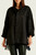 PLANET by Lauren G Cotton Camo Silk Back Signature Shirt in Black/Camo