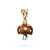 *JEWELRY EVENT* Paul Morelli 18K Gold Brown Flared in Mushroom Bell