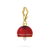 Paul Morelli 18K Yellow Gold Enameled Meditation Bell in Ruby Red, 14mm