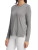 Majestic Filatures Soft Touch Semi Relaxed Crewneck in Gris Chine