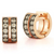*RESERVE NOW* Walters Faith Classic 18K Gold & Champagne Diamond Double Row Huggie Earrings
