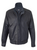 Remy Men's Leather Double Collar Bomber Jacket in Navy/Harbor