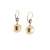 Sylva & Cie. 18K Yellow Gold Old European Cut Diamond Caviar Earrings