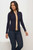 Anatomie Charlize Sweater Top in Navy with Tangerine Stripe, Size X-Large Anatomie Charlize Sweater Top in Navy with Tangerine Stripe, Size X-Large