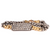 *RESERVE TODAY* Sylva & Cie. 18K Yellow Gold Grey Diamond Ten Table Bracelet *RESERVE TODAY* Sylva & Cie. 18K Yellow Gold Grey Diamond Ten Table Bracelet