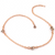 *RESERVE TODAY* Sylva & Cie. 14K Rose Gold Chain with Diamond Rondelles, 18" *RESERVE TODAY* Sylva & Cie. 14K Rose Gold Chain with Diamond Rondelles, 18"