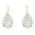 *RESERVE TODAY* Sylva & Cie. 18K Yellow Gold Pear Shape Diamond Earrings *RESERVE TODAY* Sylva & Cie. 18K Yellow Gold Pear Shape Diamond Earrings