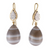 *RESERVE TODAY* Sylva & Cie. 18K Yellow Gold Striped Agate Mosaic Drop Earrings *RESERVE TODAY* Sylva & Cie. 18K Yellow Gold Striped Agate Mosaic Drop Earrings