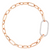 Pomellato Iconica 18K Rose Gold Necklace with Diamond Link, 50cm