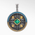 Konstantino Sterling Silver & 18K Gold Spinel Medallion Pendant Konstantino Sterling Silver & 18K Gold Spinel Medallion Pendant