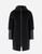 Herno Luxury Wool and Nylon Ultralight Coat in Black, Size 42