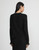 Lafayette 148 New York Cashmere Hand-Beaded Trim Cardigan in Black, Size Medium