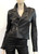 Susan Bender Everyday Biker Jacket in Black Leather Susan Bender Everyday Biker Jacket in Black Leather