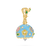 Paul Morelli 18K Yellow Gold Wild Child Enamel Mediation Bell, 14mm