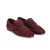 Sophique Milano Essenziale Classic Suede Loafer in Bordeaux