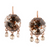 Sylva & Cie. 14K Rose Gold Rough Cut Diamond Earrings