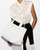 MZ Wallace Small Metro Tote Deluxe in Chalk Liquid MZ Wallace Small Metro Tote Deluxe in Chalk Liquid