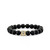 Sydney Evan 14K Yellow Gold & Diamond Stacked Baguette & Bezel Rondelle on Smooth Onyx Bead Bracelet Sydney Evan 14K Yellow Gold & Diamond Stacked Baguette & Bezel Rondelle on Smooth Onyx Bead Bracelet