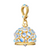 Paul Morelli 18K Yellow Gold Moonstone Meditation Bell with Diamonds, 20mm Paul Morelli 18K Yellow Gold Moonstone Meditation Bell with Diamonds, 20mm